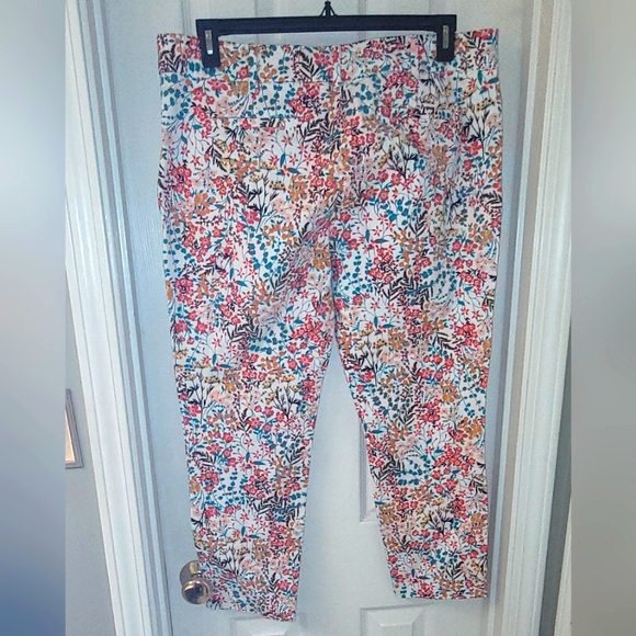 Multi-color ankle length pants - Picture 2 of 2